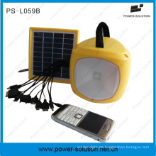 2W LED Solar Notfall Laterne mit mobilen USB-Ladegerät